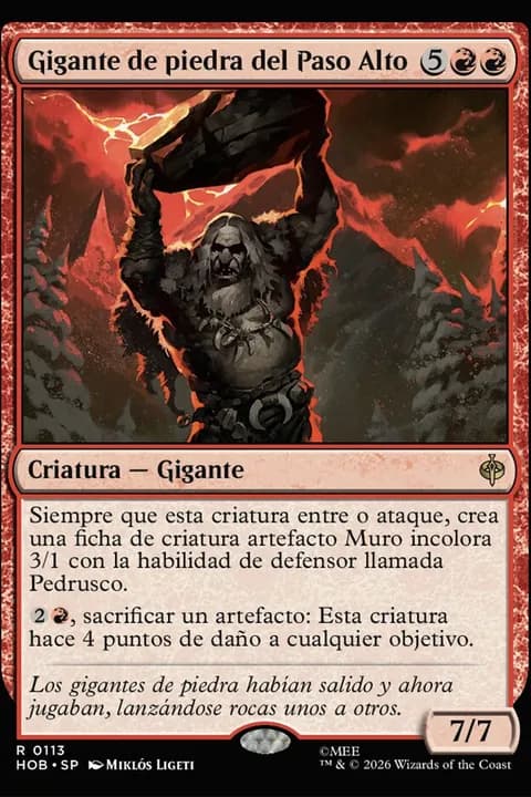 Gigante de piedra del Paso Alto