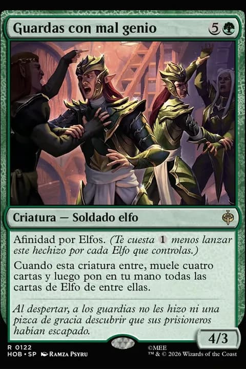 Guardas con mal genio