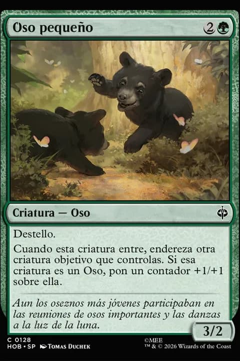 Oso pequeño