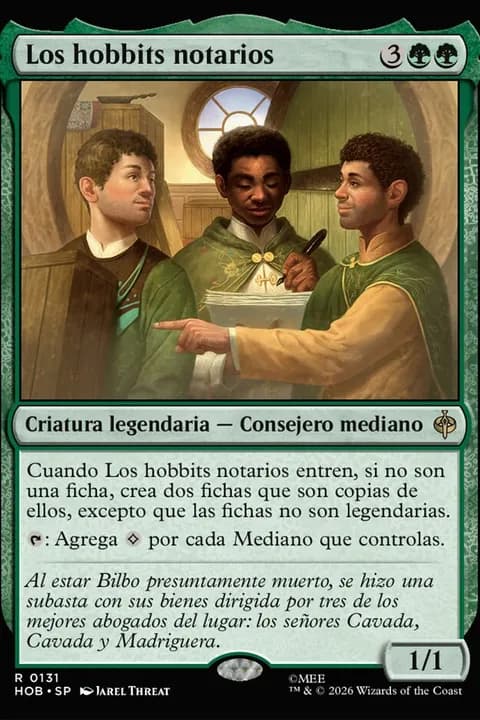 Los hobbits notarios