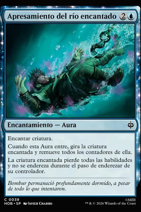 Apresamiento del río encantado