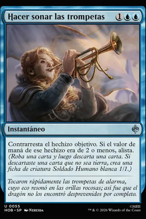 Hacer sonar las trompetas
