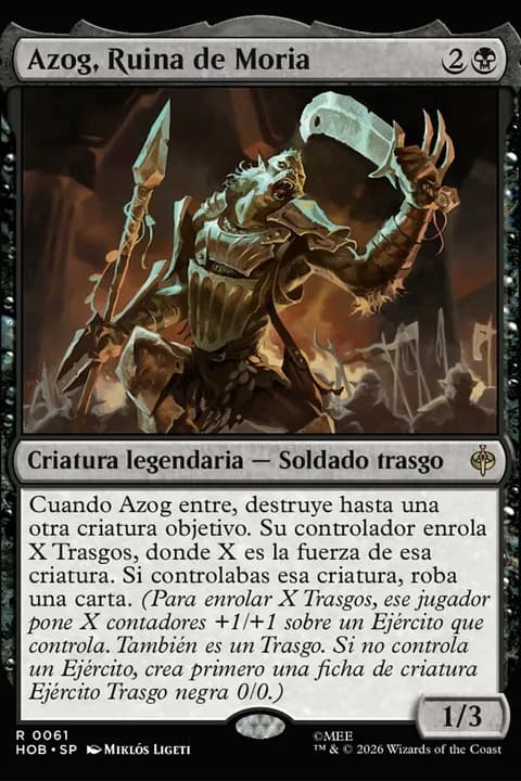 Azog, Ruina de Moria