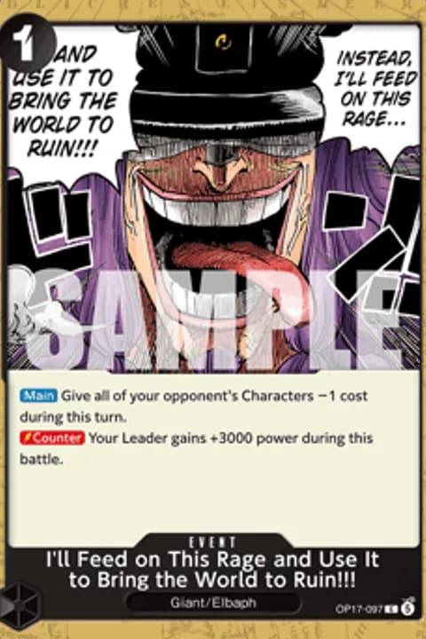 I'll Feed on This Rage and Use It to Bring the World to Ruin!!!