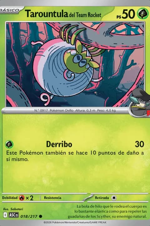 Tarountula del Equipo Rocket