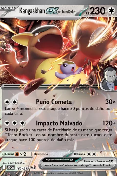 Kangaskhan ex del Equipo Rocket