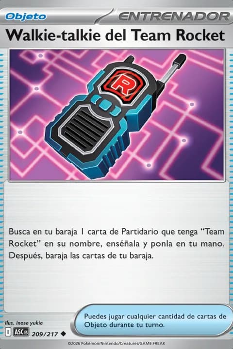 Walkie-talkie del Equipo Rocket