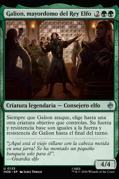 Galion, mayordomo del Rey Elfo