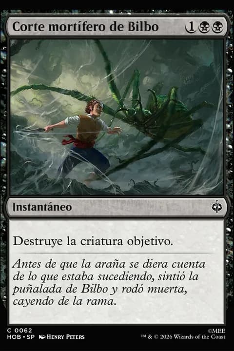 Corte mortífero de Bilbo