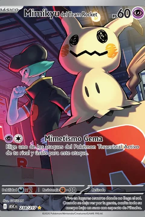 Mimikyu del Equipo Rocket